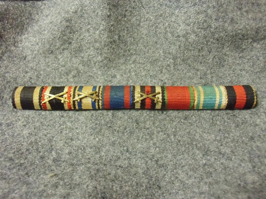 ⊞ドイツ軍/バイエルン王国＊拡張型カマボコ型８連略綬/リボンバー（実物）