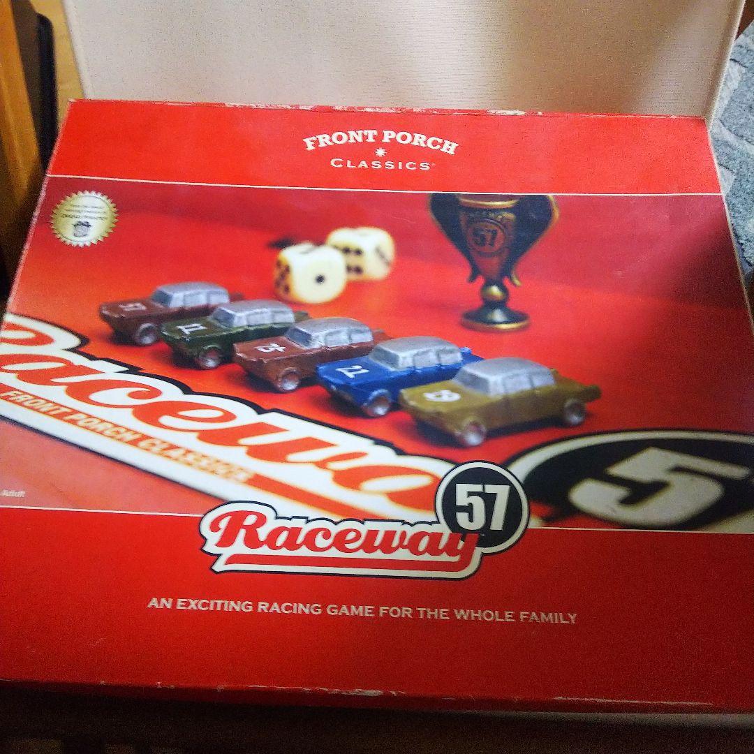 Raceway 57 カーレースボードゲーム 木製ボックス