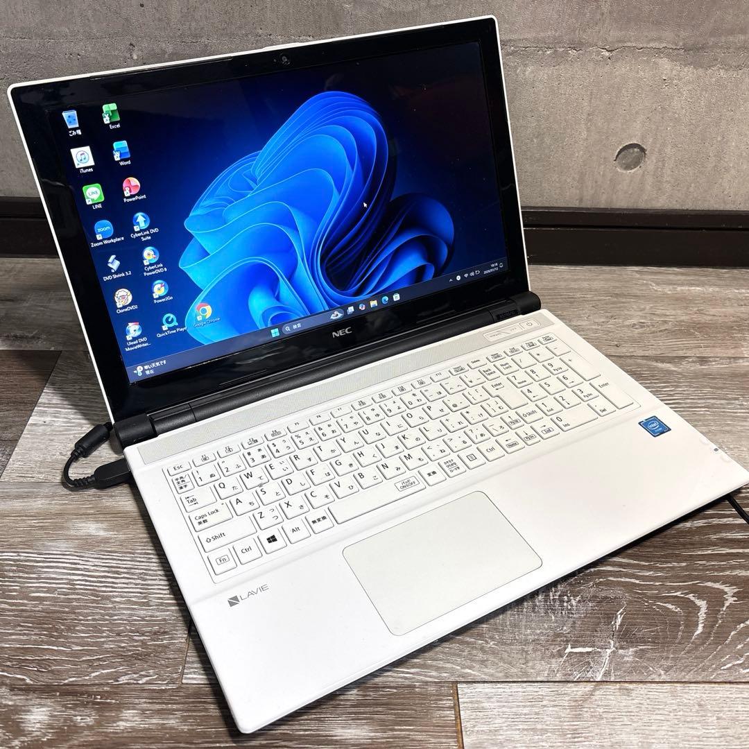 爆速仕様 薄型NEC LAVIEノートパソコン SSD Webカメラ