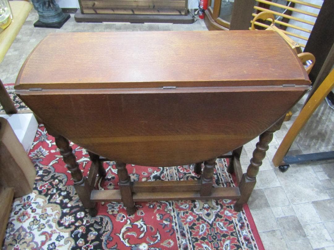 イギリス　アンティーク　ゲートレッグテーブル　バタフライ 直輸入品　希少品