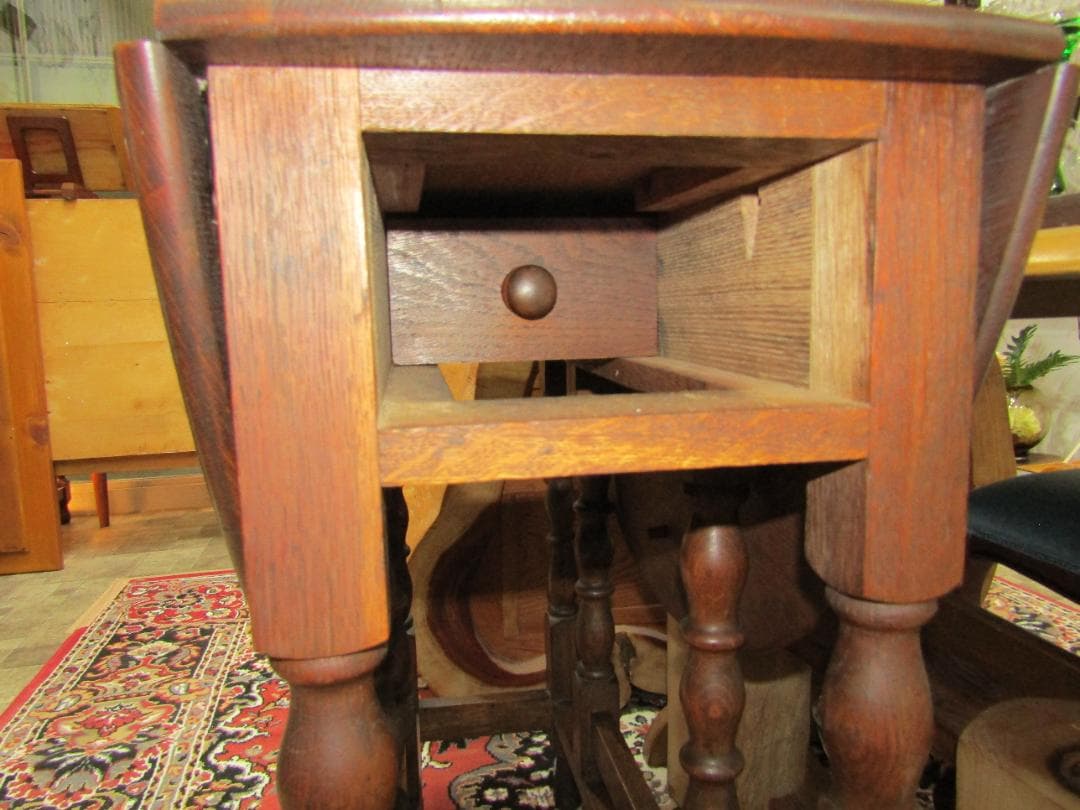 イギリス　アンティーク　ゲートレッグテーブル　バタフライ 直輸入品　希少品