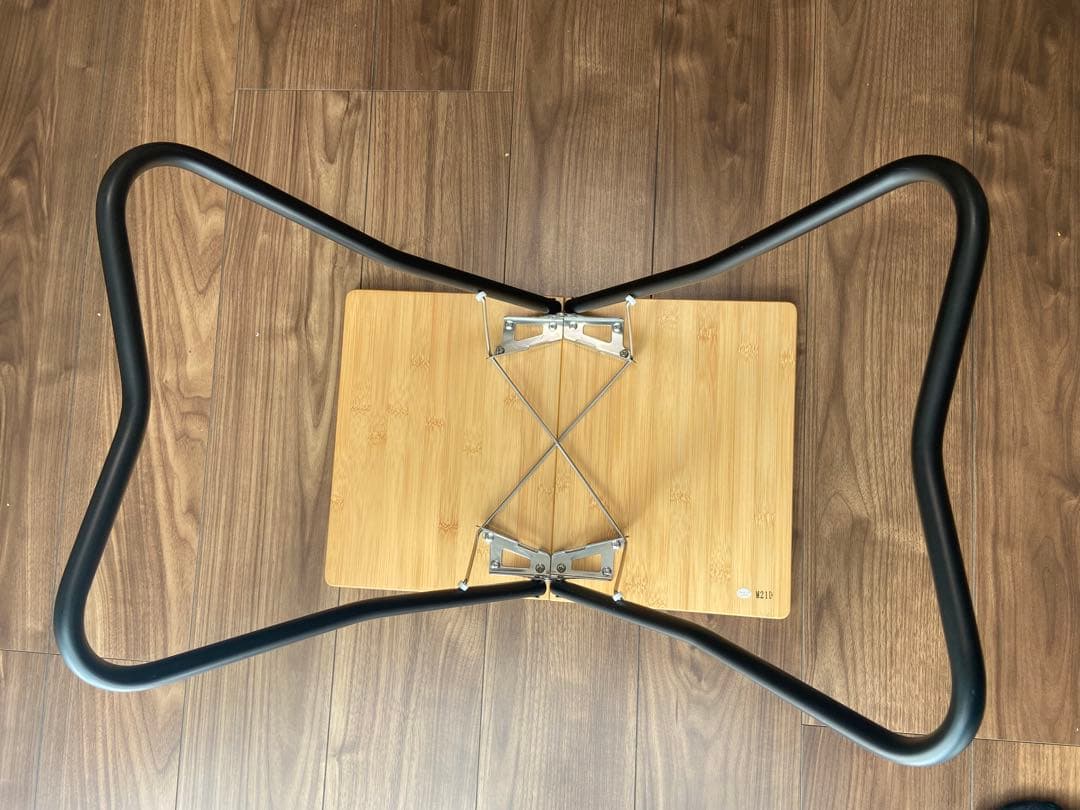 たけ peakローチェアショートアイボリーMyテーブル竹 ブラック