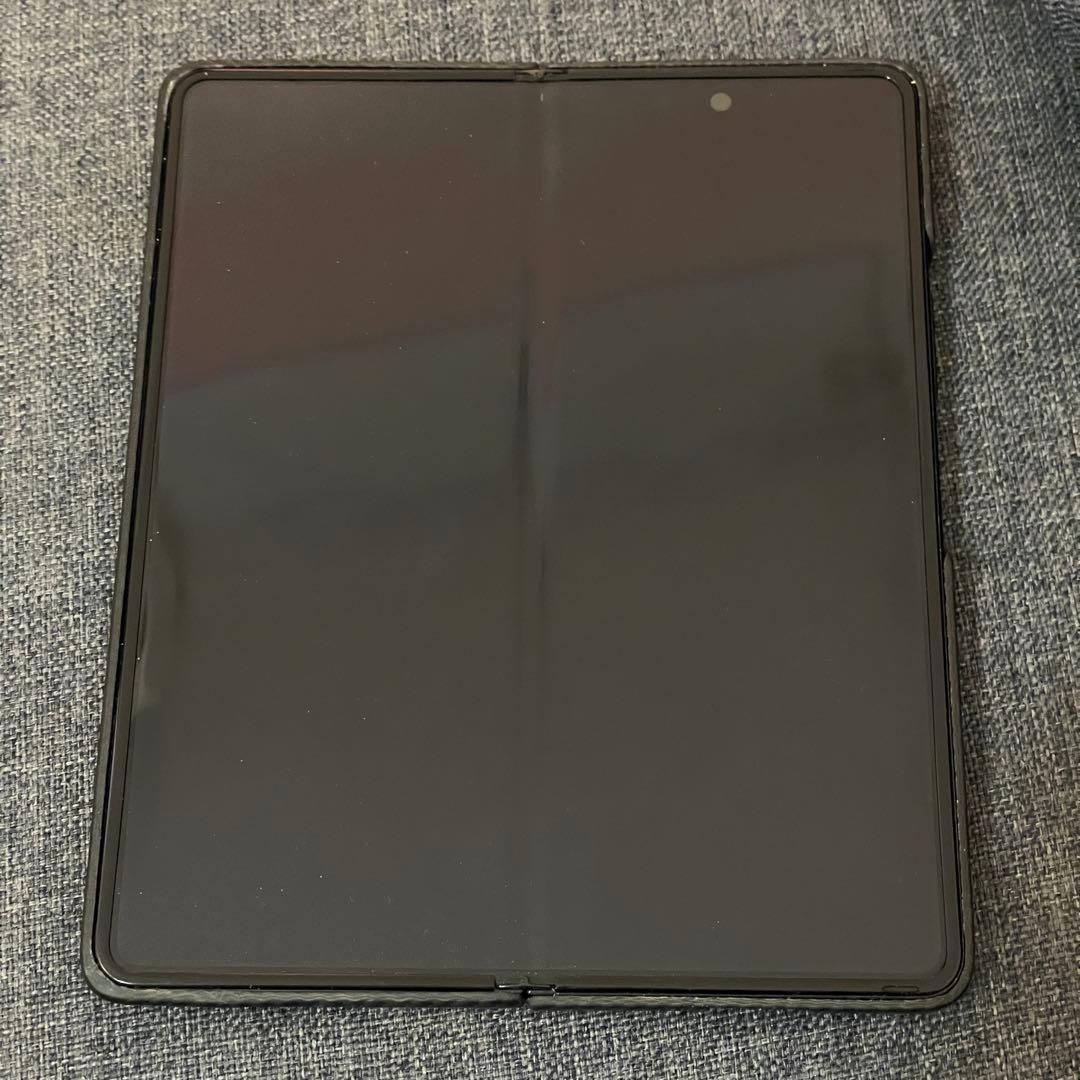 Galaxy Z fold 3 海外版 SIMフリー アラミドケース付 液晶漏れ