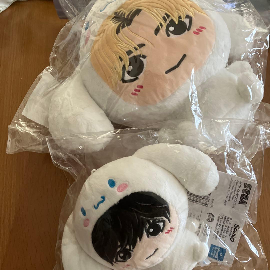 佐藤大樹 シナモンミニぬいぐるみ シナモンロール BIGぬいぐるみ未使用品