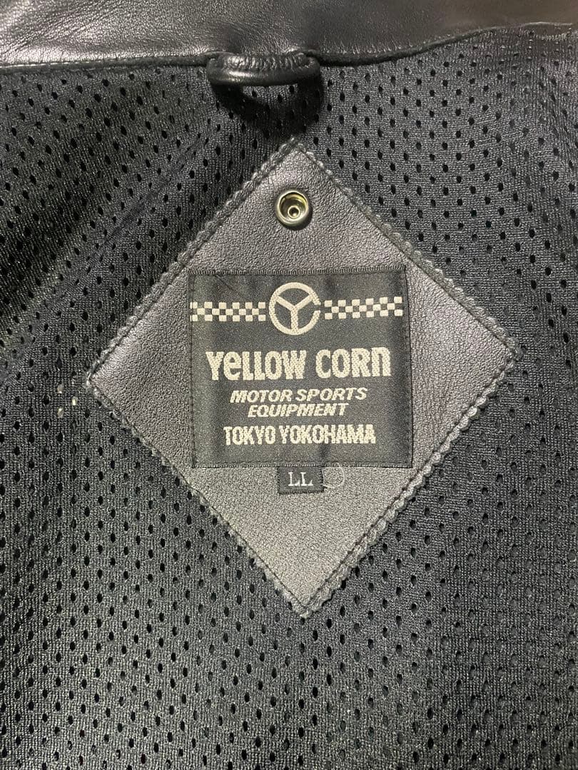 美品YELLOWCORN ブラックレザー シングルライダースジャケット セット