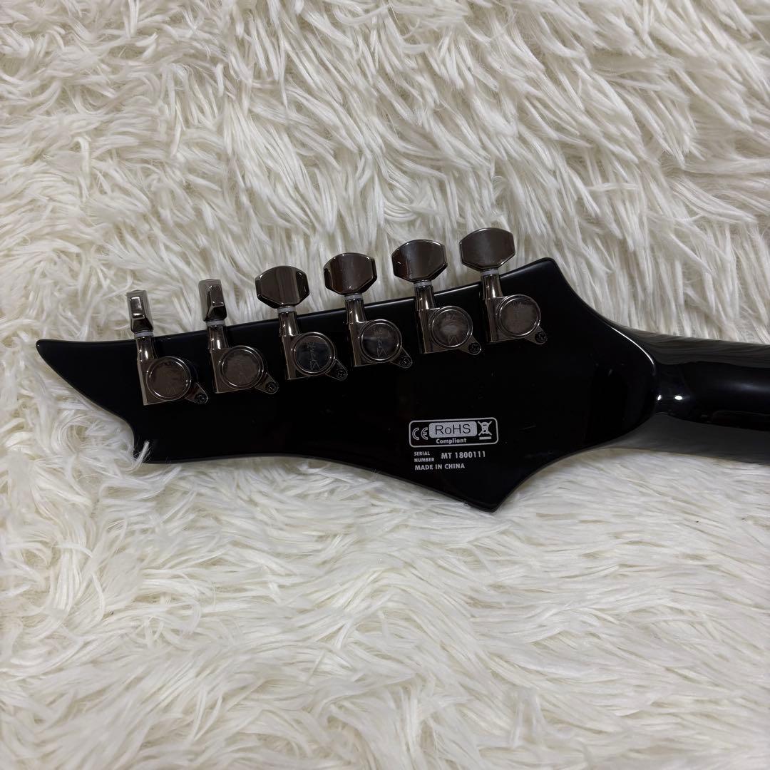 エレキギター　SPEAR Gladius ホログラム　パープル系