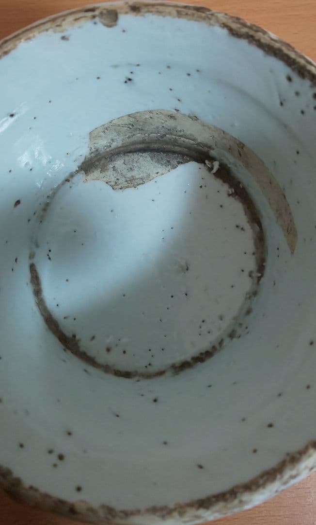 朝鮮王朝時代 李朝時代 高台祭器 青磁白磁2個セット 木箱入り