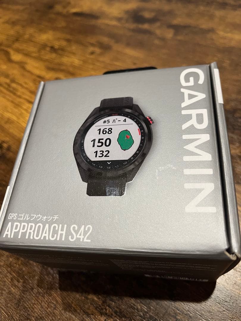 ひげ！！！GARMIN APPROACH S42 GPSゴルフウォッチ