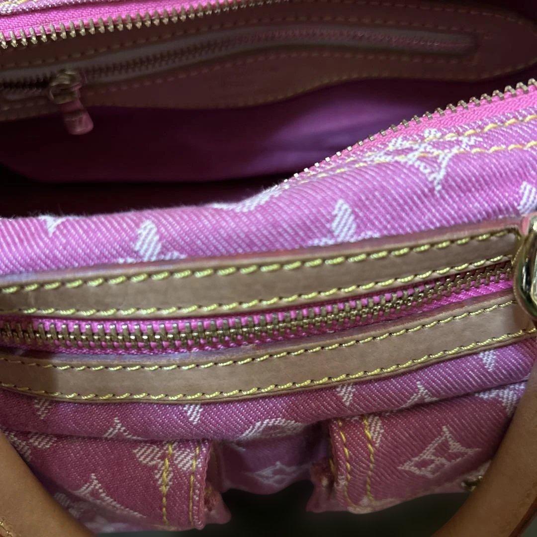 ノーブランドバッグ　デニム生地