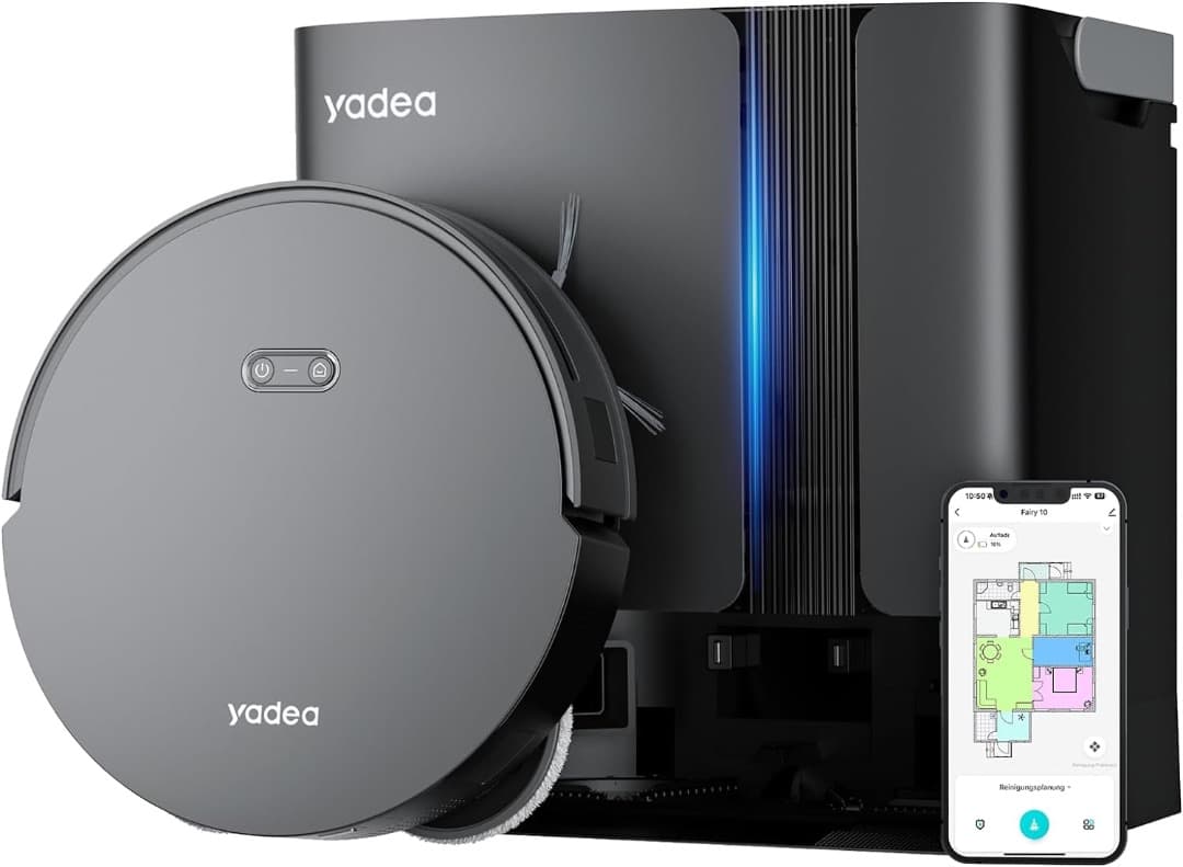 とし　自動ゴミ収集 水拭き 自動洗浄 Yadea ロボット掃除機 強力吸引