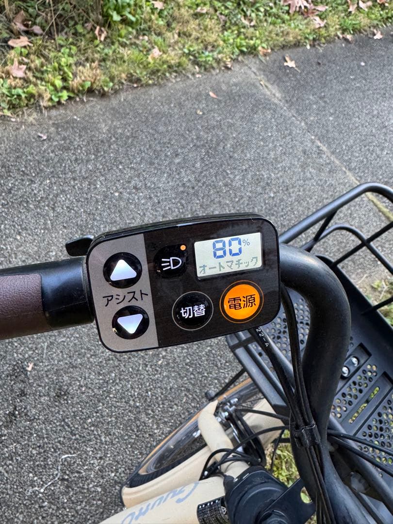 パナソニック 電動アシスト自転車 チャイルドシート付　ギュット・グルームR・DX