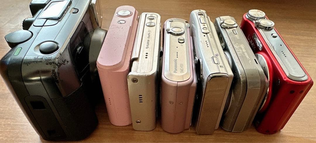 デジタルカメラ、いろいろまとめ 7台