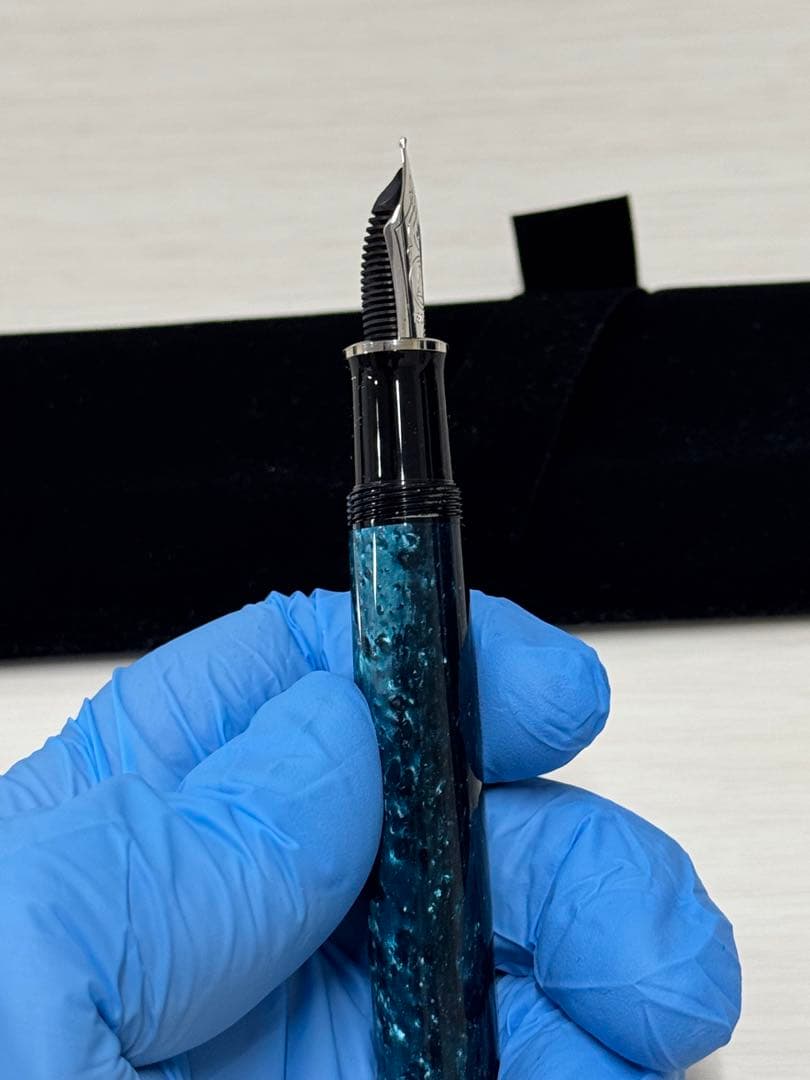 【超希少品】ペリカン　スーベレーン　M８０５　F　オーシャンスワール