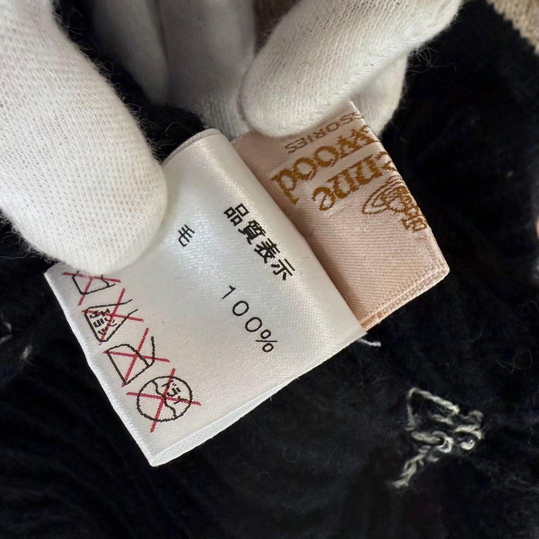 激レア初期VivienneWestwood 耳当て付ニット帽