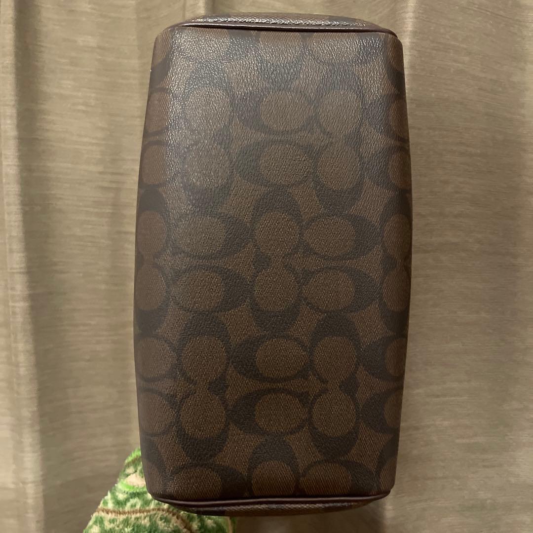 COACH ブラウン ショルダー ハンドバッグ