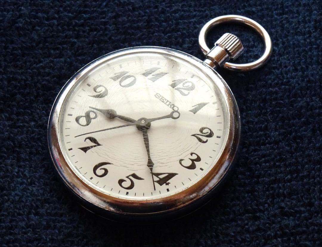 電池交換済 稼働品 JR東海 在来線 運転士 懐中時計 SEIKO セイコー