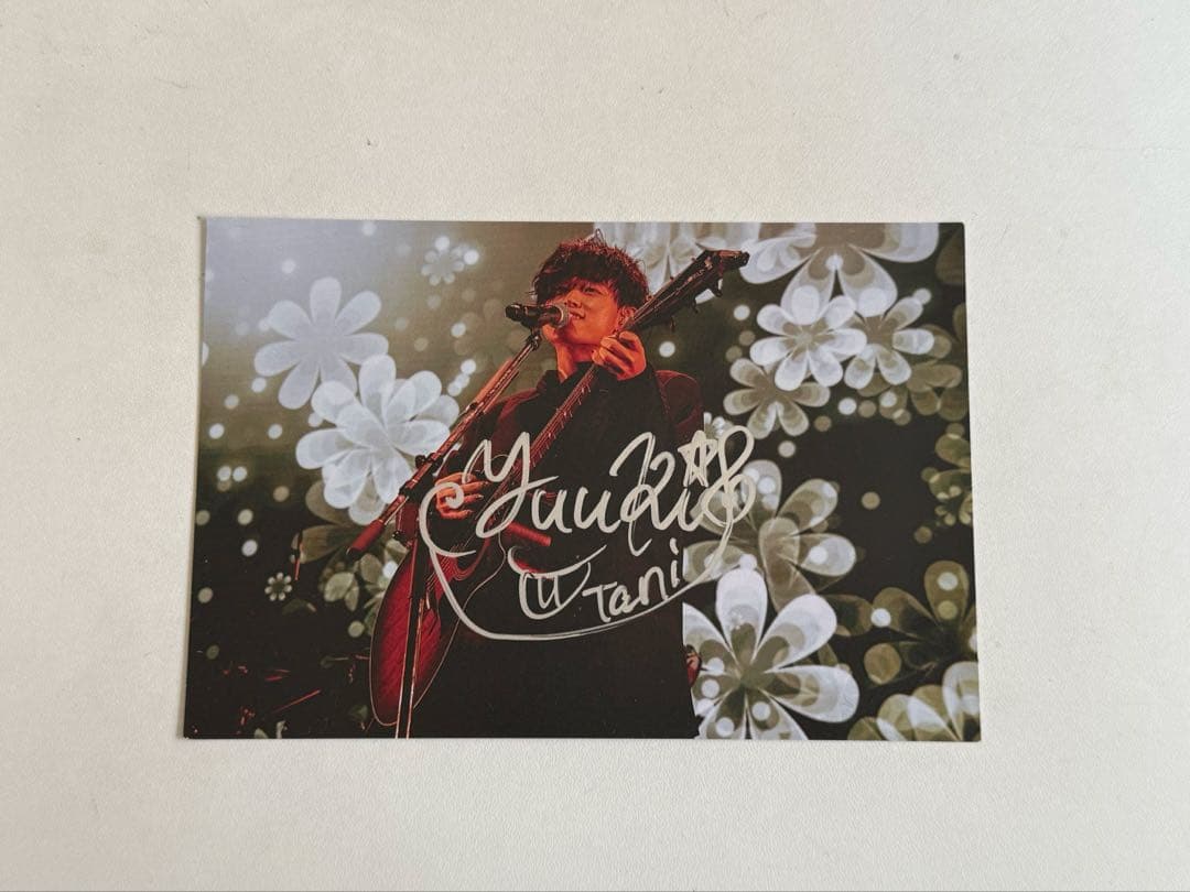 Taniyuuki Memories特典 直筆サイン　CD2枚付き