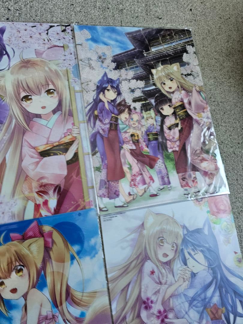 未使用品 このはな綺譚　クリアファイル　まとめ