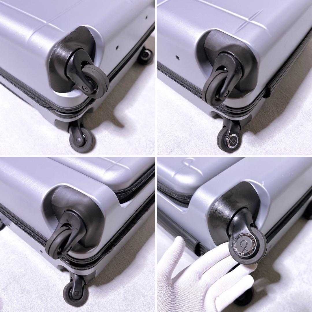 新モデル 42L【使用回数1回】プロテカ マックスパス3 シルバー 4輪