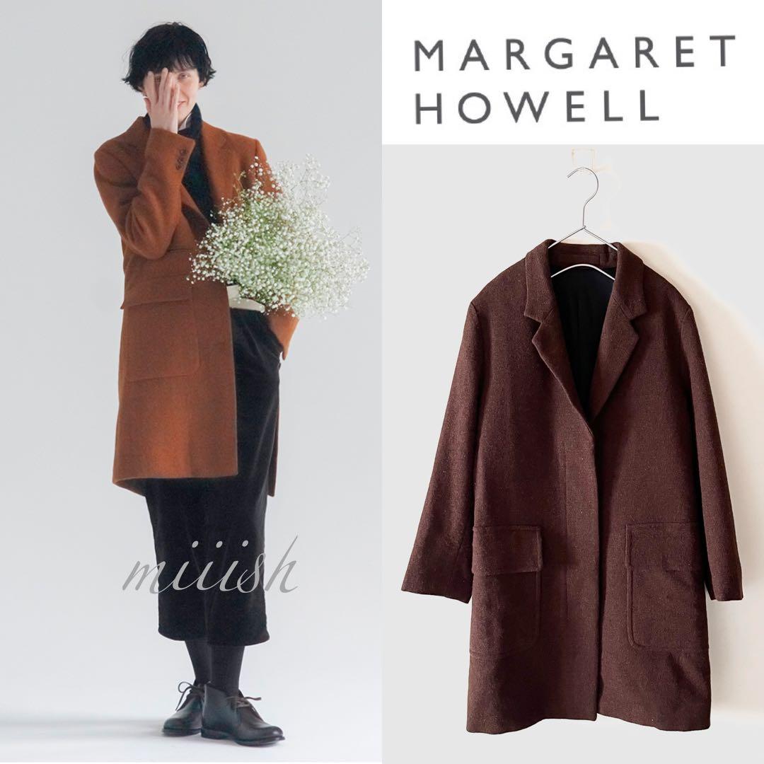 2022 マーガレットハウエル ブリティッシュウール ツイードコート 12.1万
