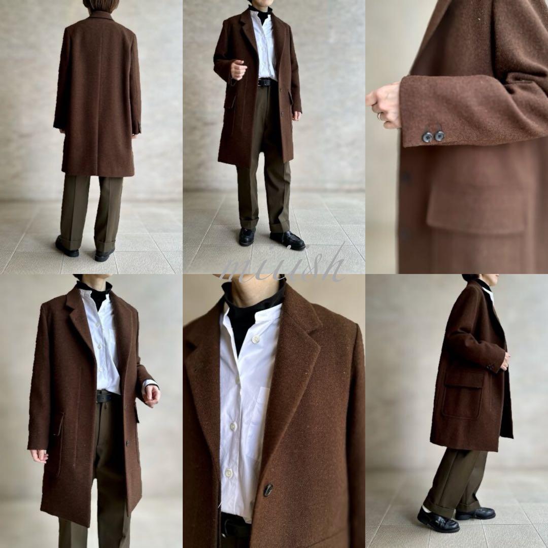 2022 マーガレットハウエル ブリティッシュウール ツイードコート 12.1万