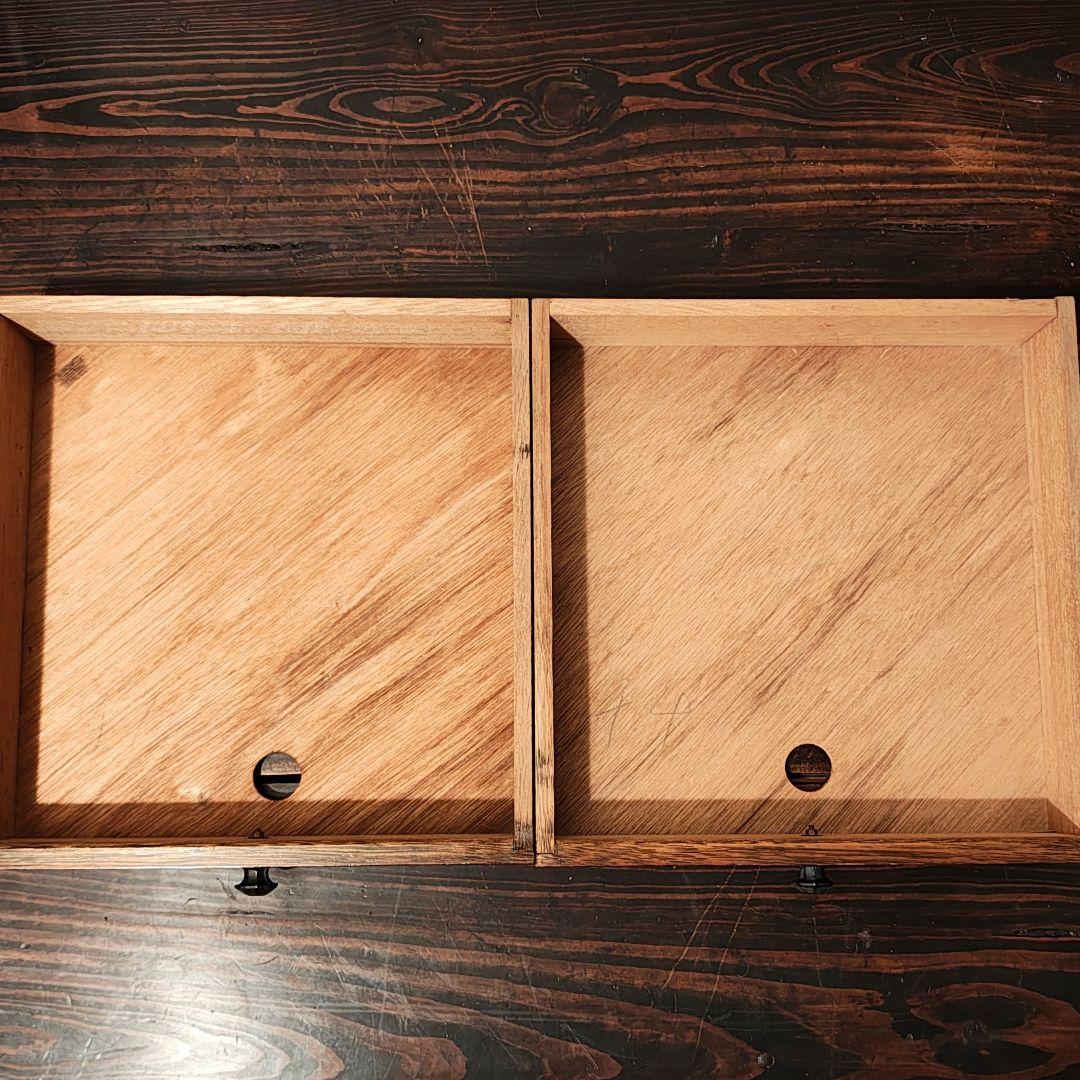 小引き出し5杯　小抽斗　昭和レトロ　木箱　古家具