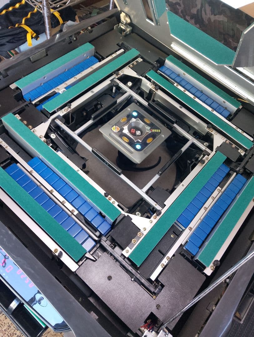 全自動麻雀卓 アモスレックス2 グレー手元照明付き！タバコ臭無しメンテナンス済み