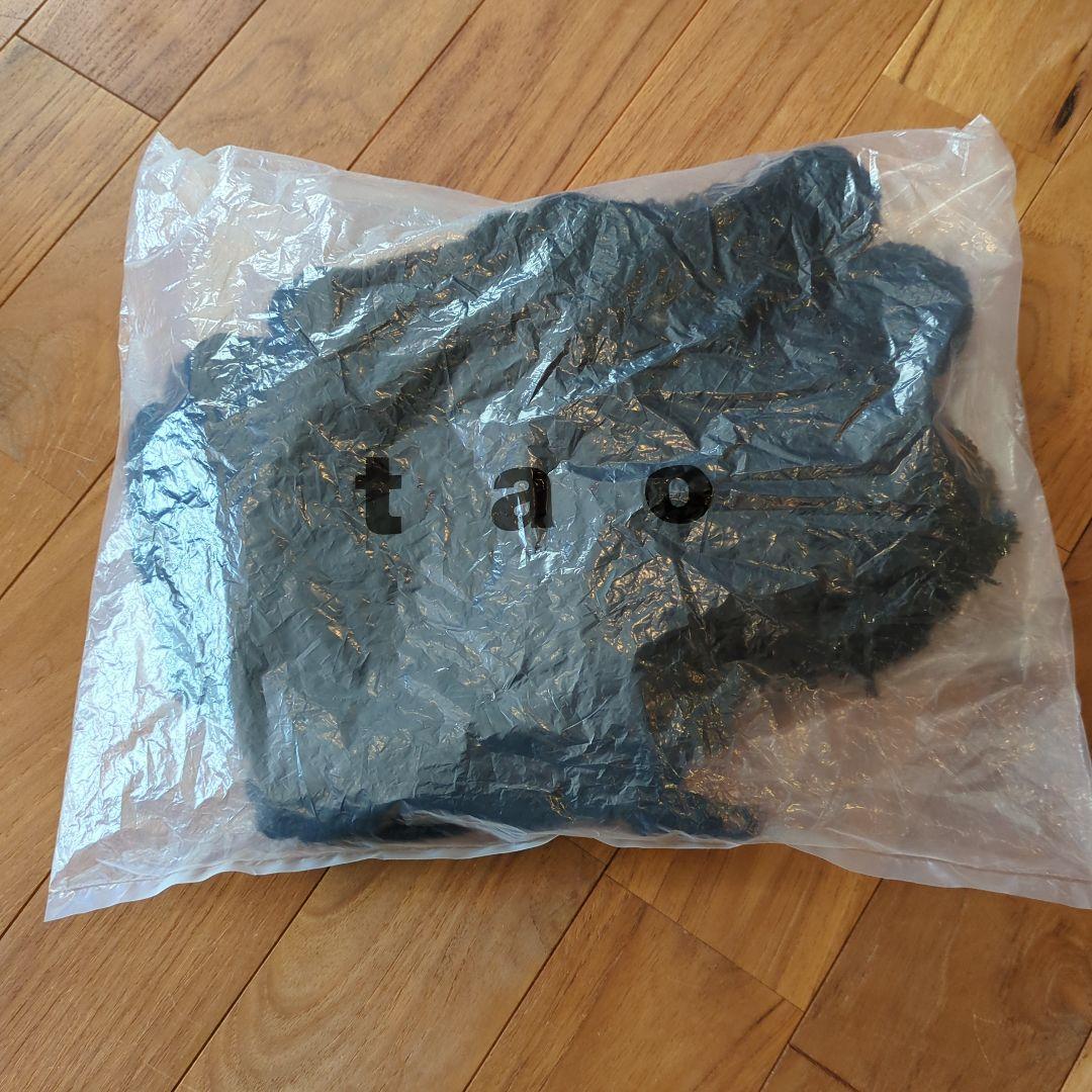 未使用◆Taoコムデギャルソン ウールミックス クロシェ ビーニー ニット帽 黒