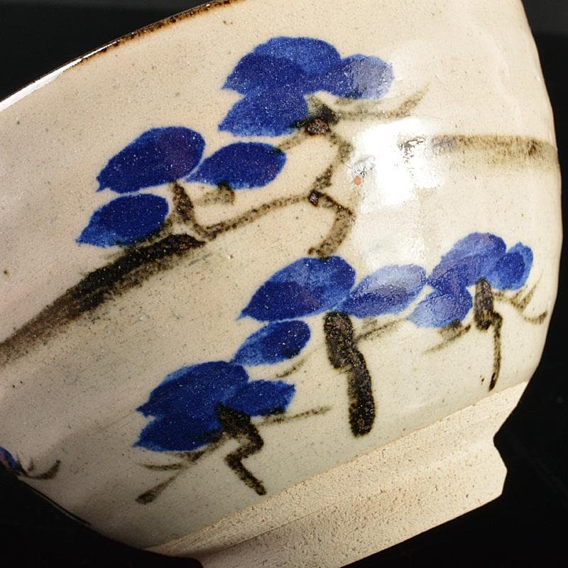 かぶとむし　掛軸　6161A　茶碗　5596　2点まとめて