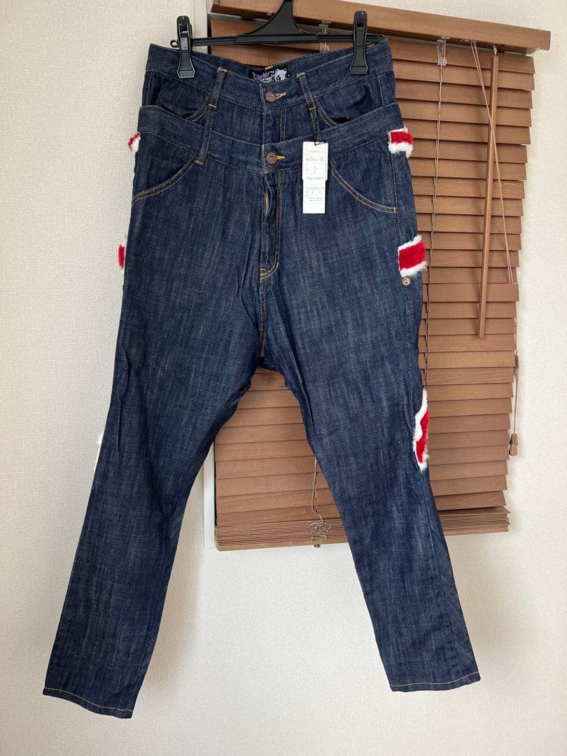 Candy Stripperデニムパンツ　サルエルパンツ