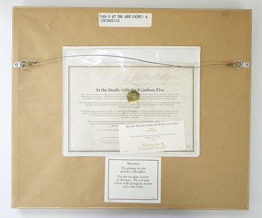 ディズニー限定生産セル画 ミッキー ミニー ドナルド プルート グーフィー