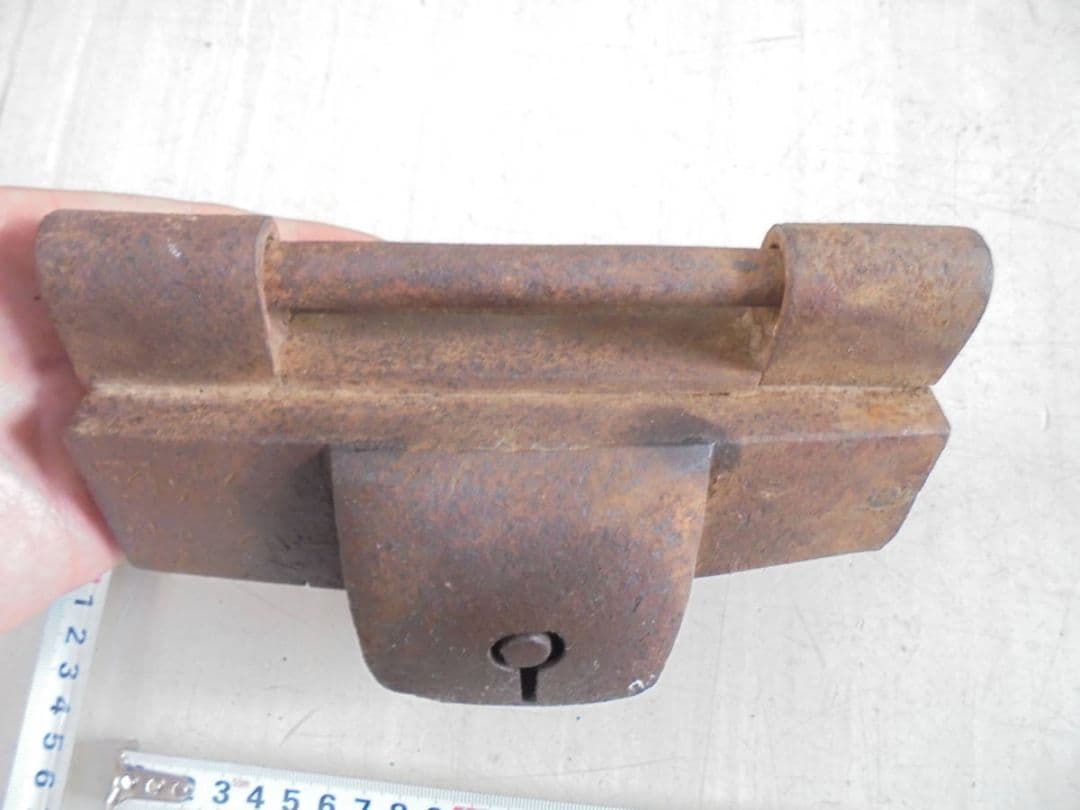 AKa6721　因州住　清久作　日本四大錠の一つ　因幡錠　鍵無し