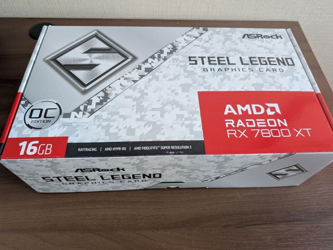 グラフィックボード・グラボ・ビデオカード ASRock Radeon RX 7800 XT Steel Legend