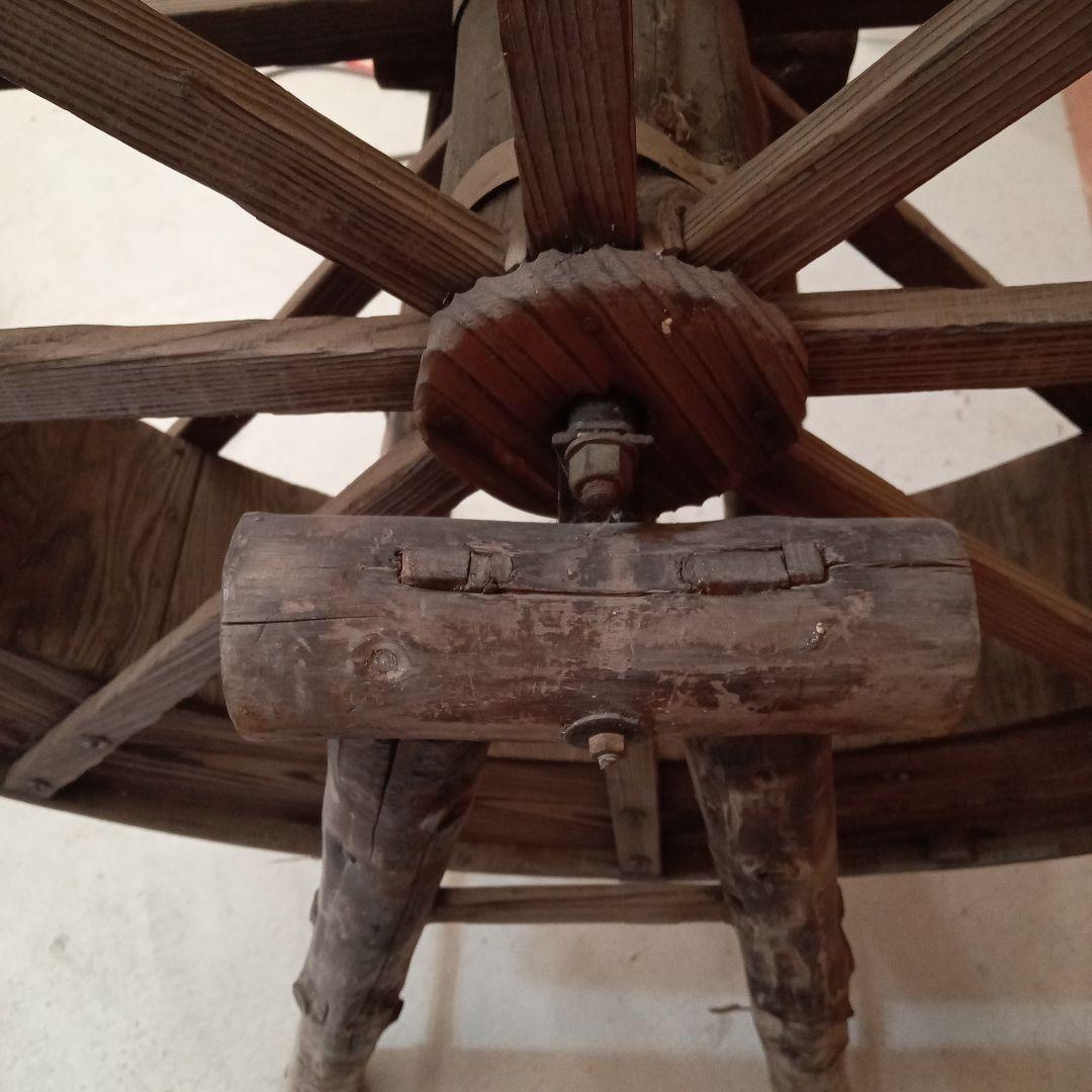 木製の車輪 水車 インテリア装飾用