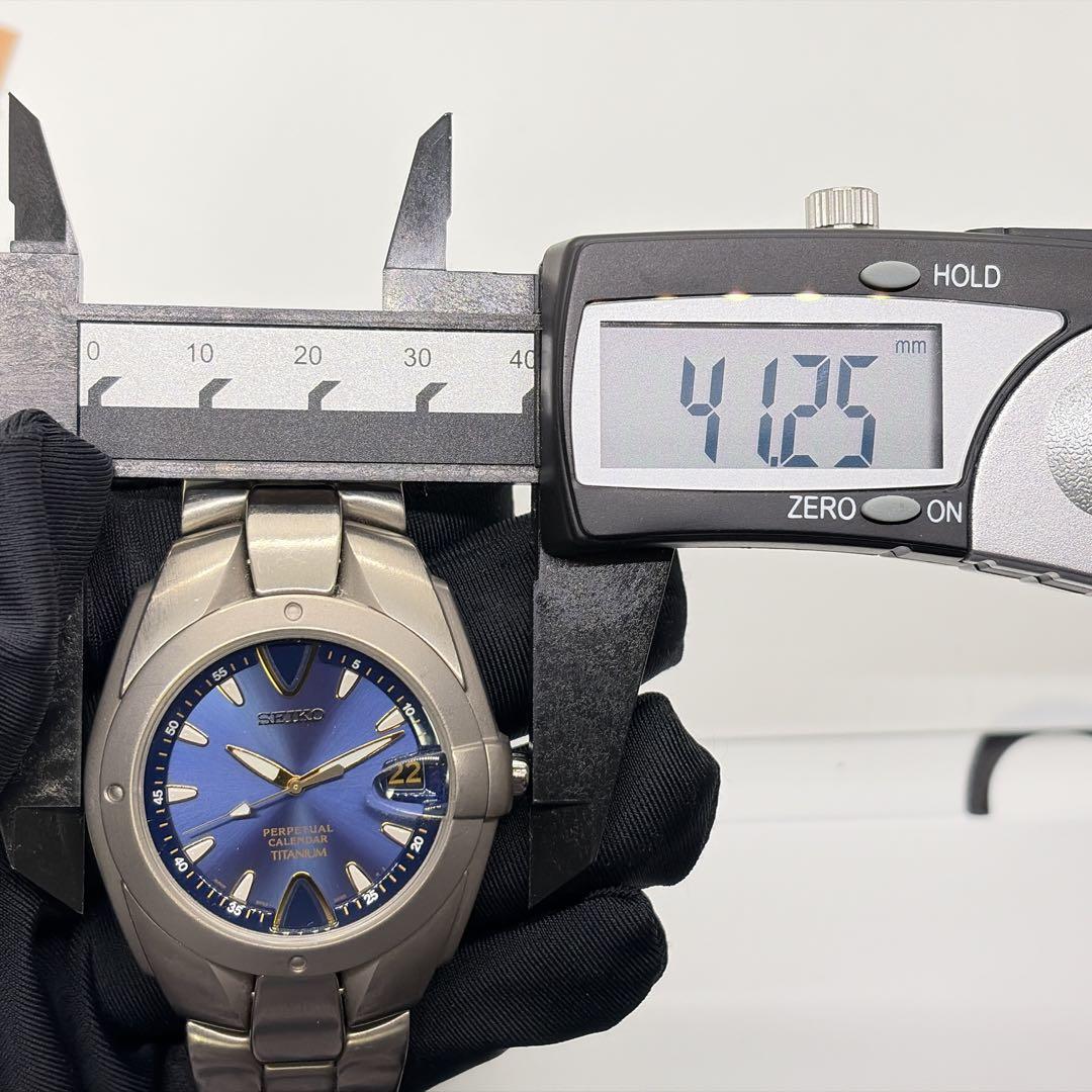 【希少・稼働品】セイコー パーペチュアルカレンダー メンズ腕時計 クォーツ