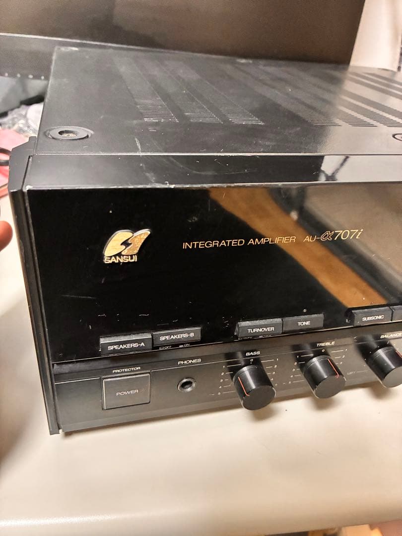 SANSUI サンスイ プリメインアンプ AU-α707i動作品