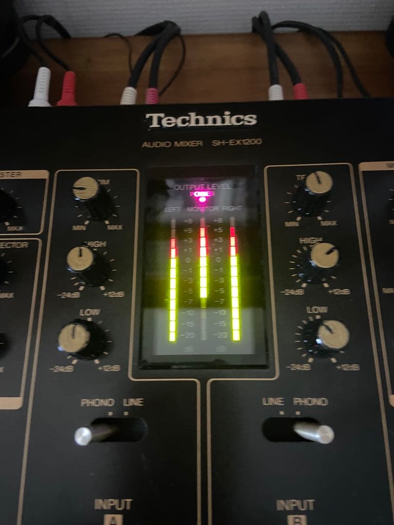 整備済み美品　technics sh-ex1200 DJミキサー