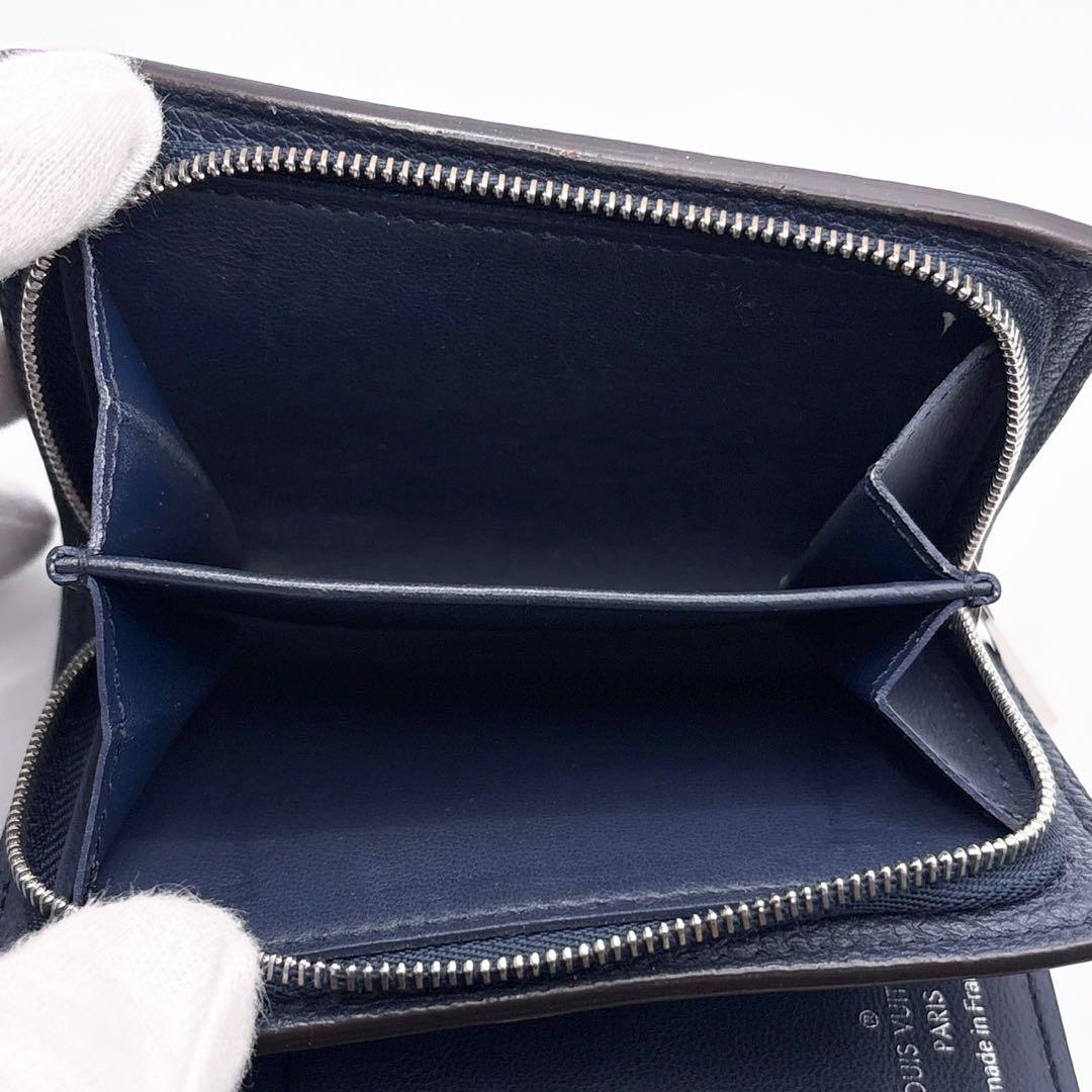 現行品✨ルイヴィトン 2つ折り財布 ポルトフォイユクレア マリーヌ　フライト