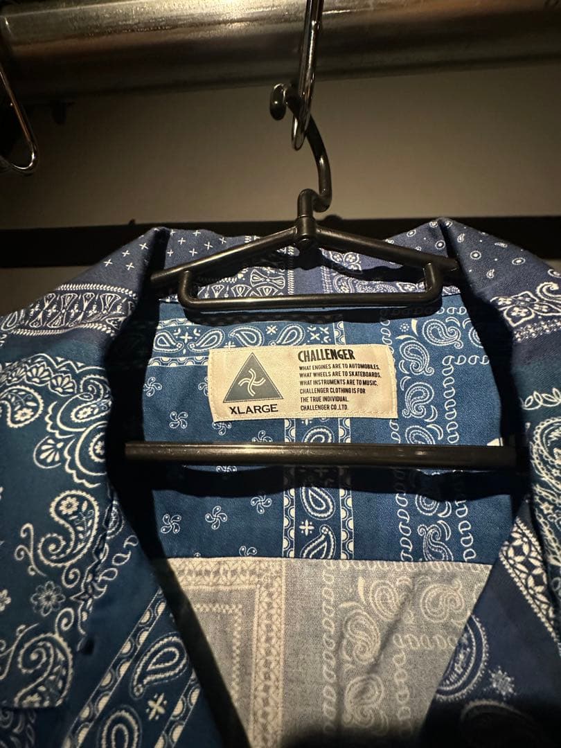 CHALLENGER バンダナ柄シャツ XL