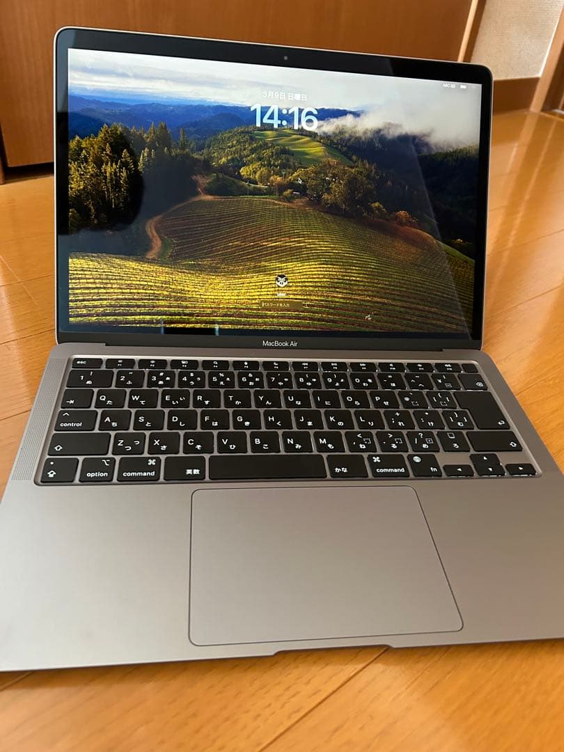 【美品】MacBook Air スペースグレイ2020年式　16GB/512GB