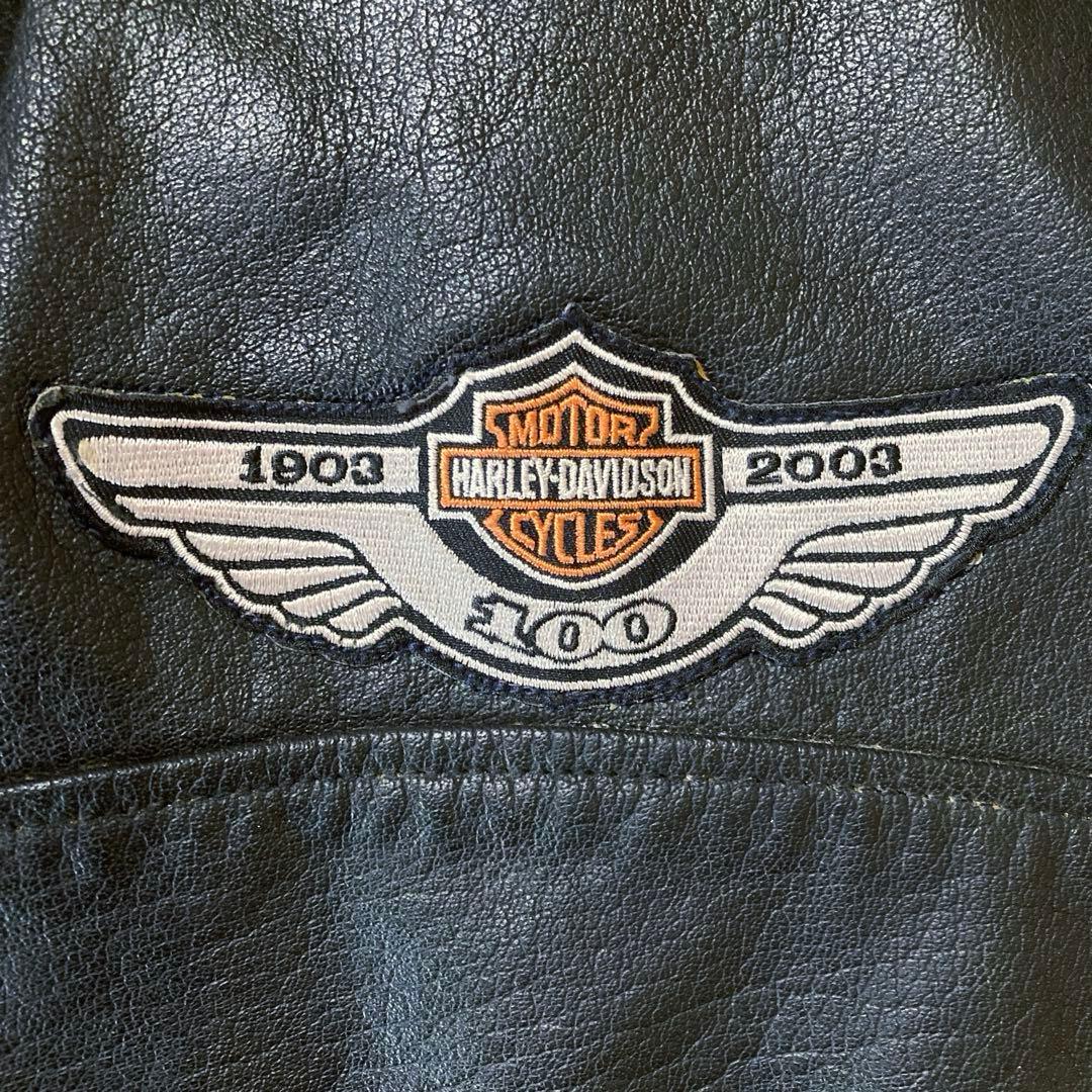 希少　ハーレーダヴィッドソン シングルライダース　L 2003年　100周年記念