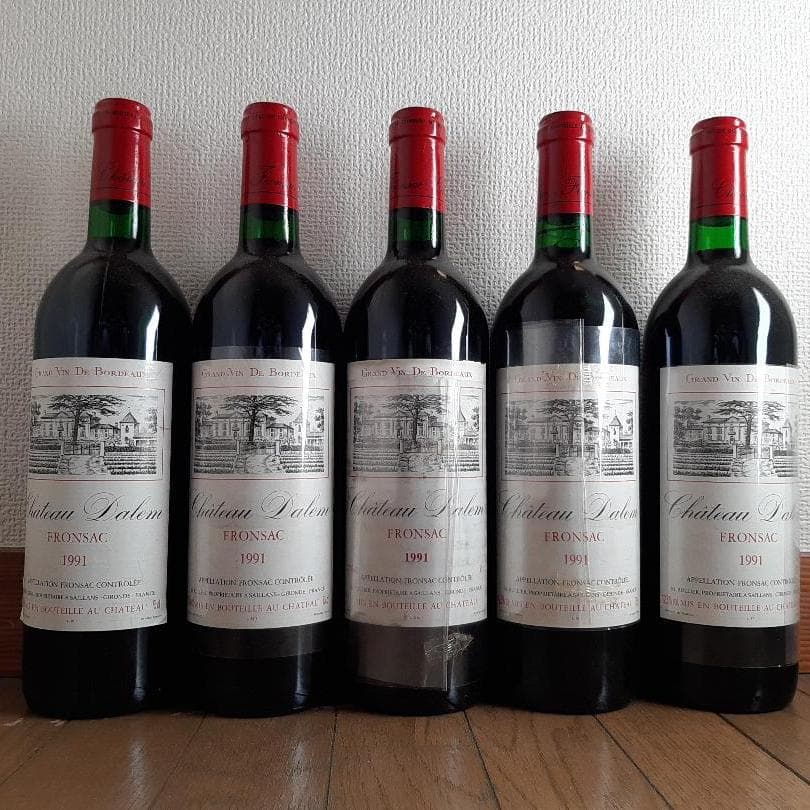5本セット 赤 1991 Chateau Dalem Fronsac