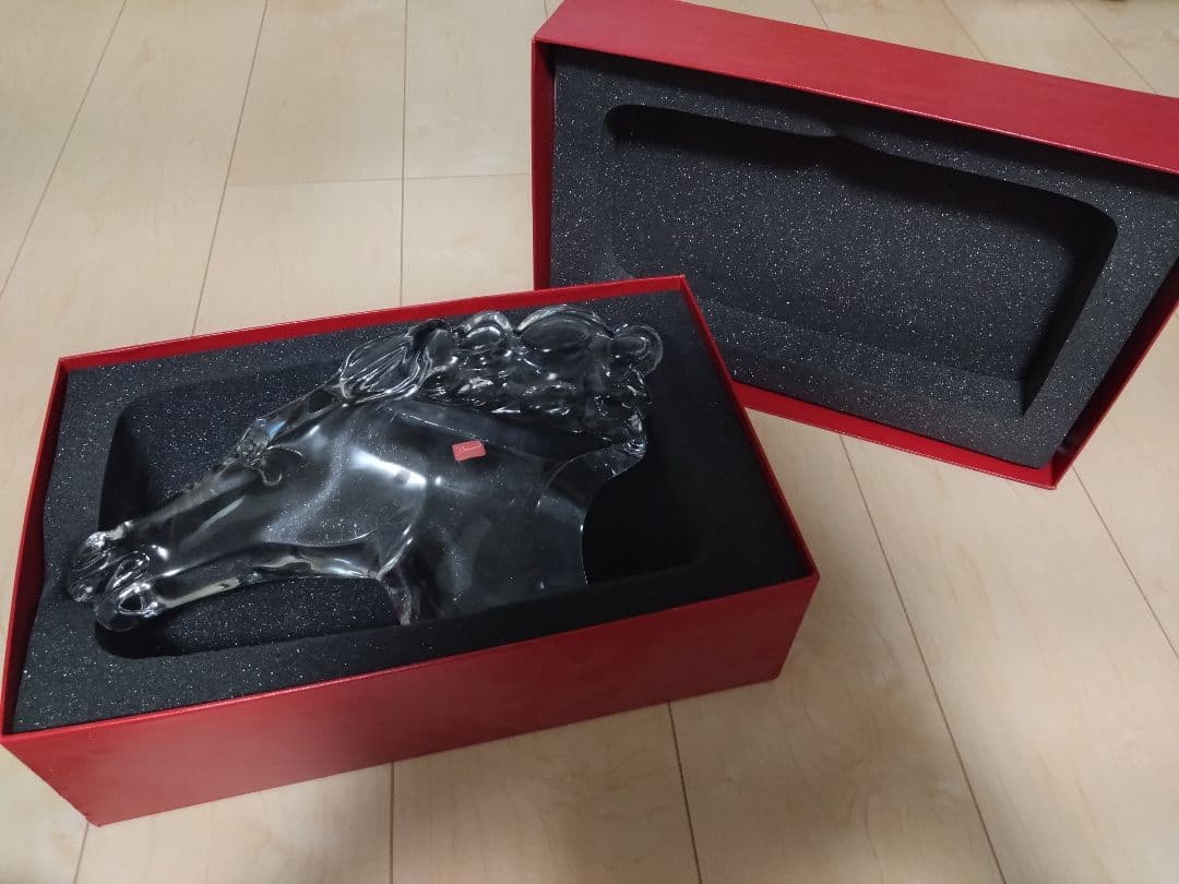 バカラ置物ホースヘッド