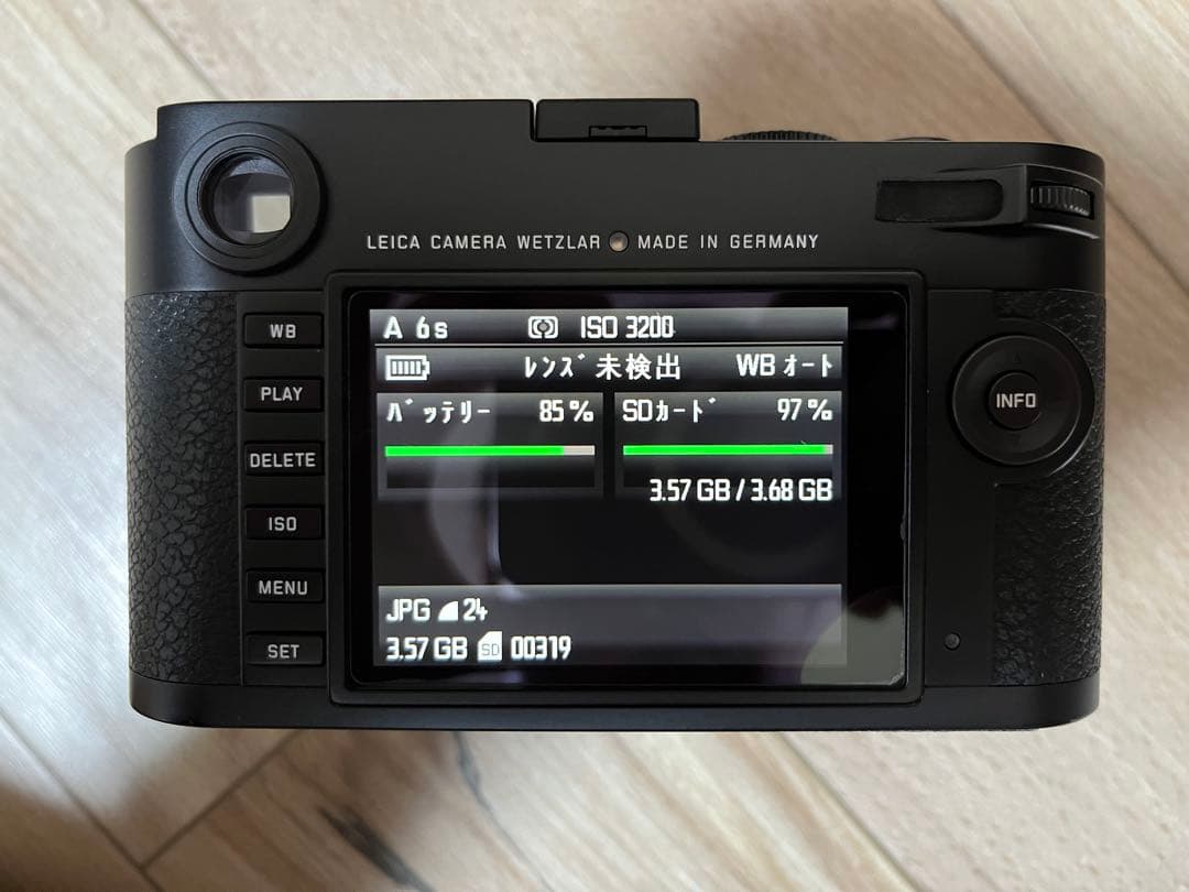 ライカLeica M(typ262）バッテリーx2