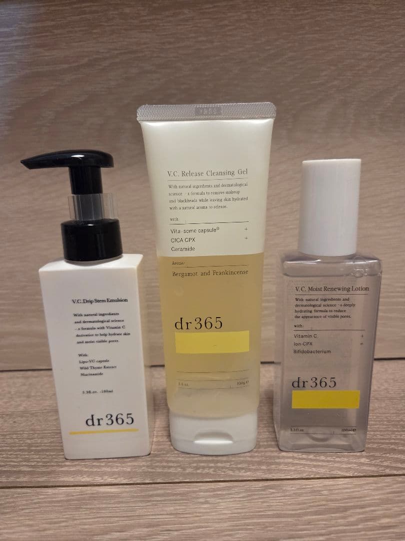 【新品未使用】dr.365 ★クレンジング・化粧水・乳液　セット