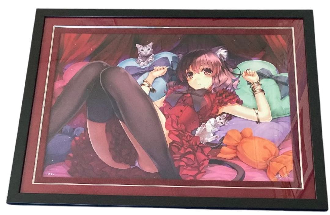 版画 深崎暮人 ミクスドメディア　版画　アールビバン　CAT'S　CRADLE