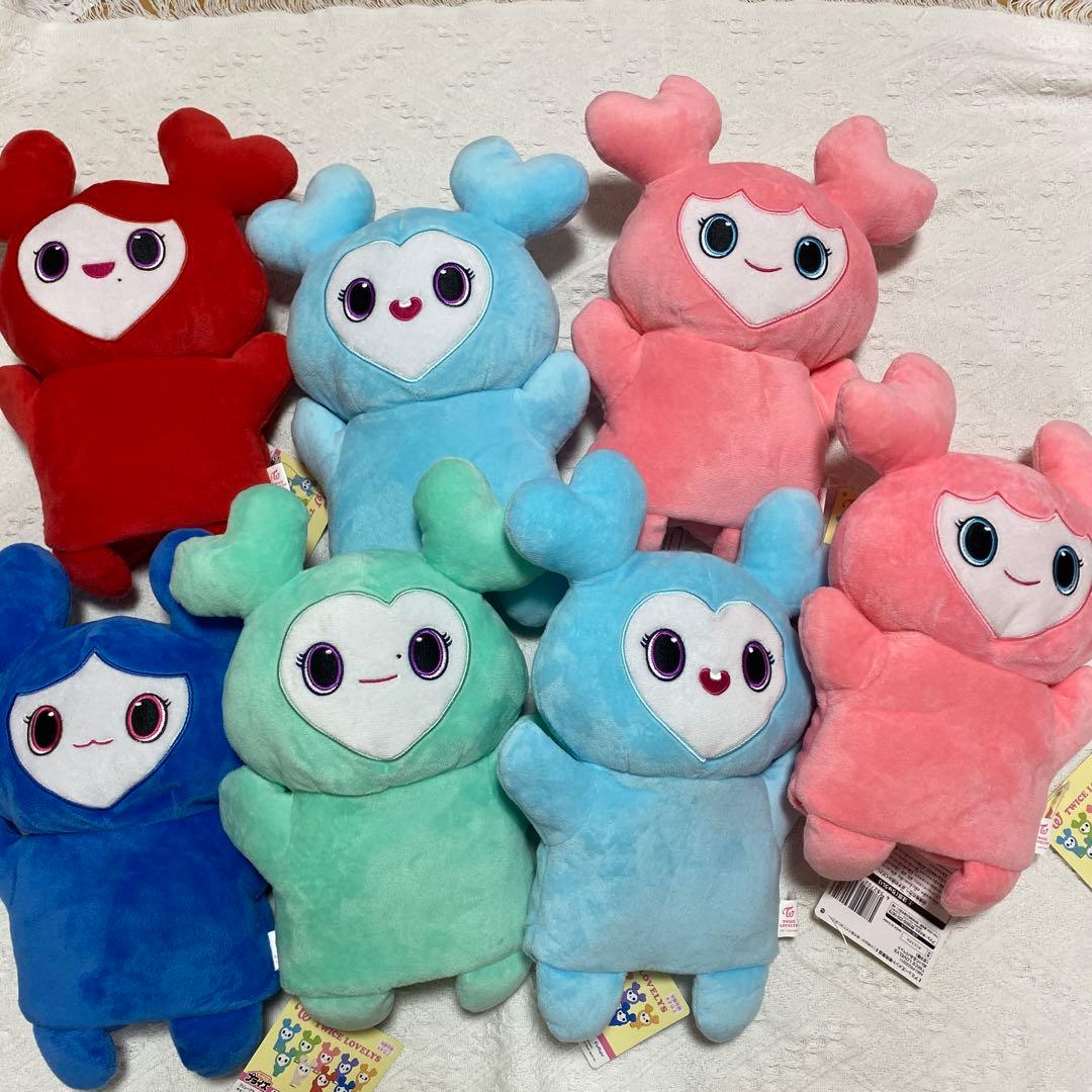 TWICE LOVELYS ぬいぐるみパペット　GiGO限定　7点セット