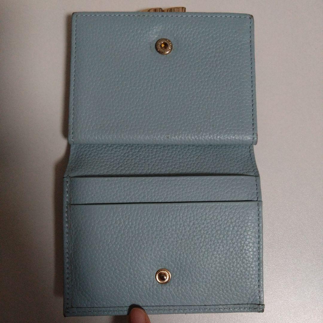 皇居財布　ブルー