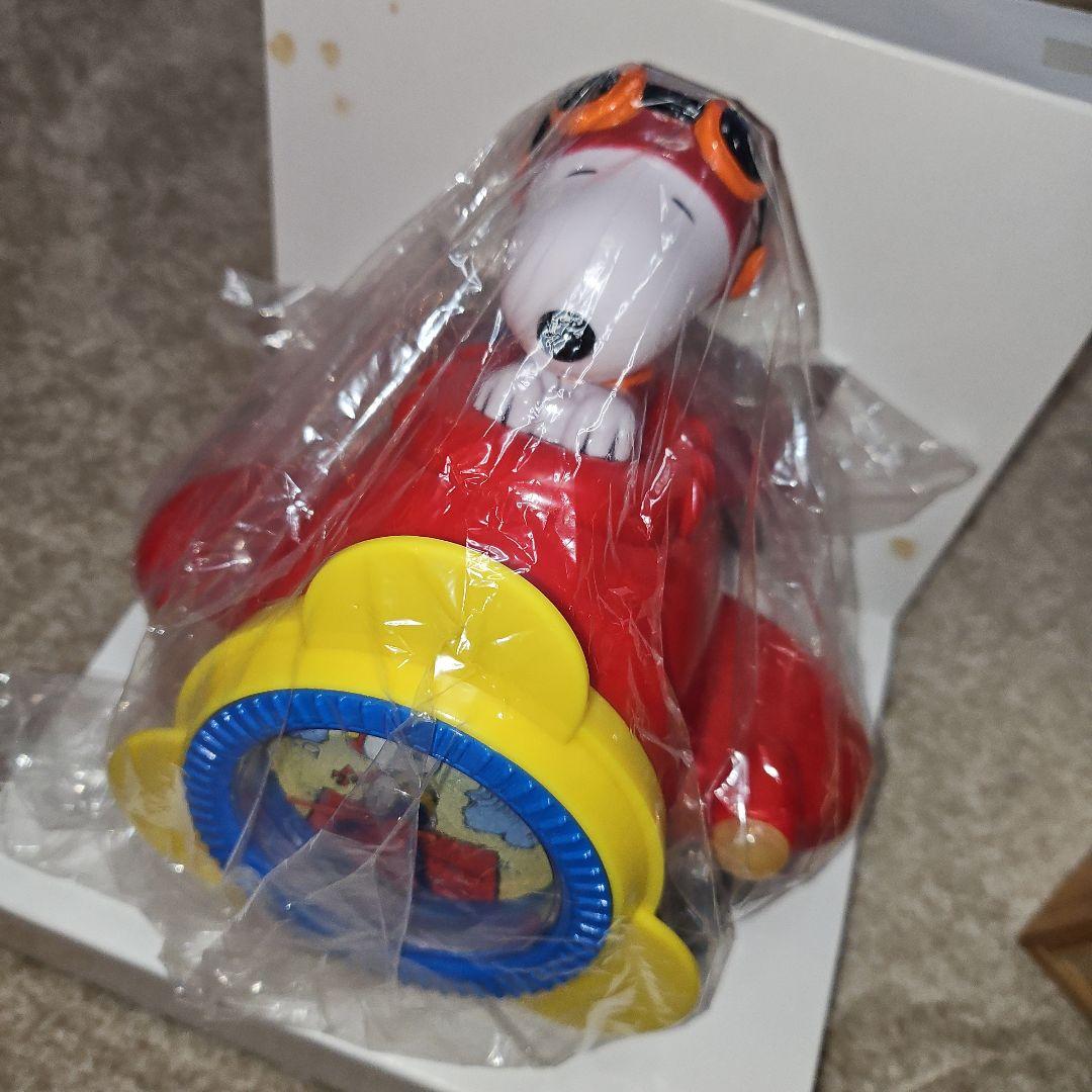 超激レア SNOOPY フライングエース 立体 目覚まし時計 3Dクロック
