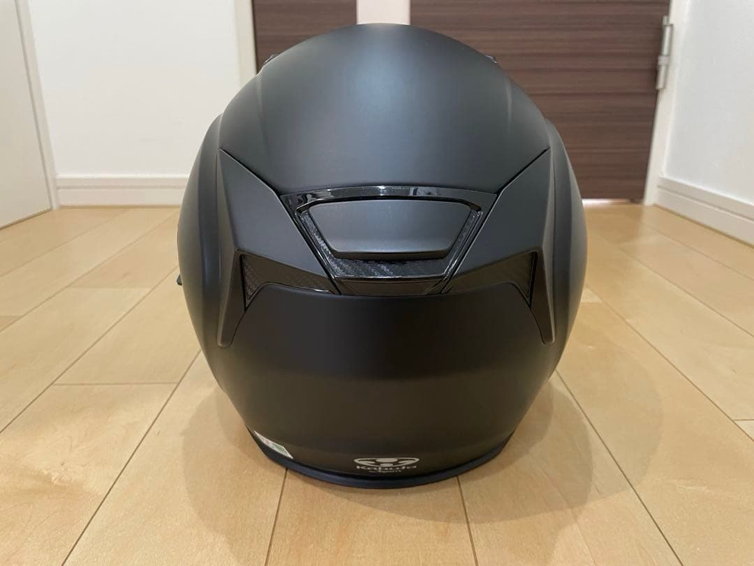 Kabuto ジェットヘルメット エクシード　マットブラック ミラーシールド付き